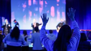 prayer and worship in church